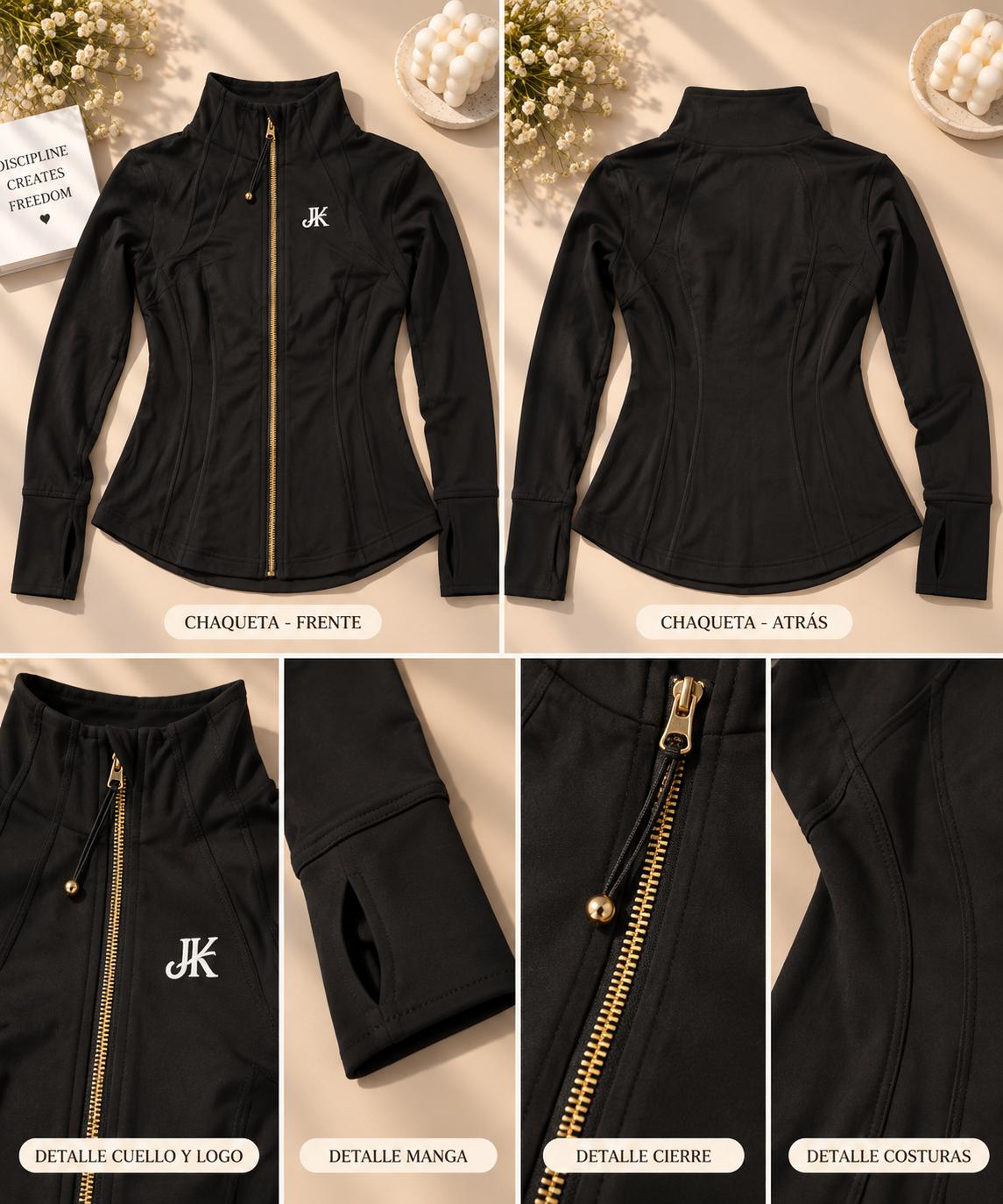Aura Noir Sculpt Jacket
