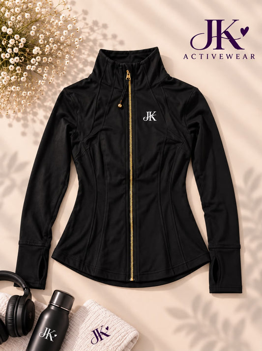 Aura Noir Sculpt Jacket