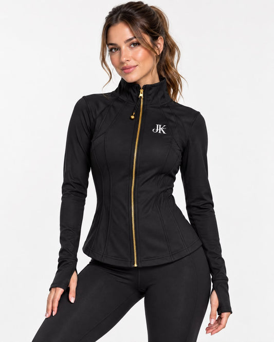 Aura Noir Sculpt Jacket