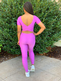 Sassy Purple Scrunch Bodysuit