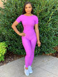 Sassy Purple Scrunch Bodysuit