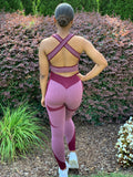 Sassy Two-tone Burgundy Set