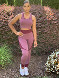 Sassy Two-tone Burgundy Set