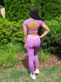 Sassy Purple Snakeskin Set